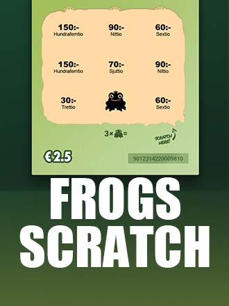 Frogs scratch